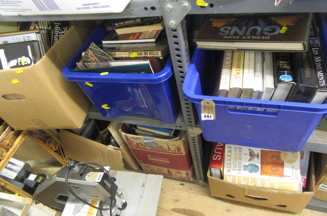 SIX BOXES OF BOOKS Image