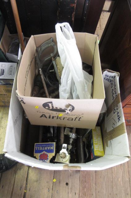 TWO BOXES OF TOOLS ETC Image