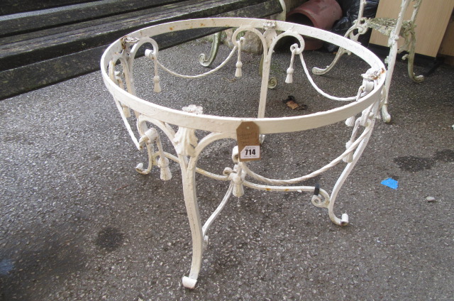 WROUGHT IRON TABLE BASE Image