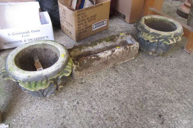 PAIR OF PLANTERS AND ANOTHER Image
