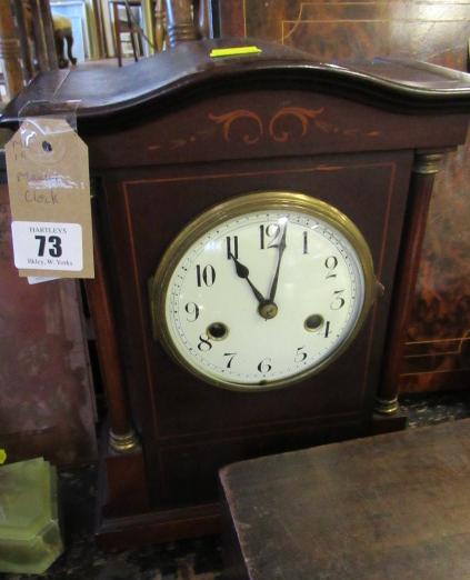 EDWARDIAN MANTEL CLOCK Image