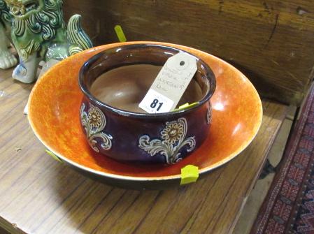 DOULTON AND LANCASTRIAN BOWLS (2) Image