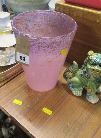 PINK VASART GLASS VASE Image