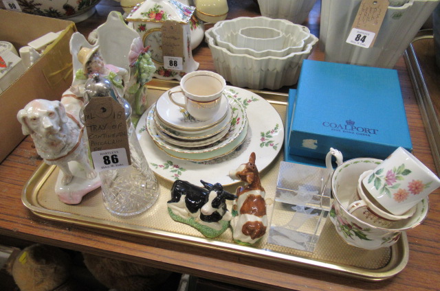 TRAY OF CONTINENTAL PORCELAIN ETC Image