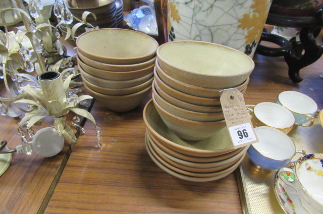 COLLECTION OF TONY GANT STUDIO STONEWARE BOWLS Image