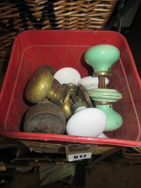 BOX OF DOOR KNOBS Image