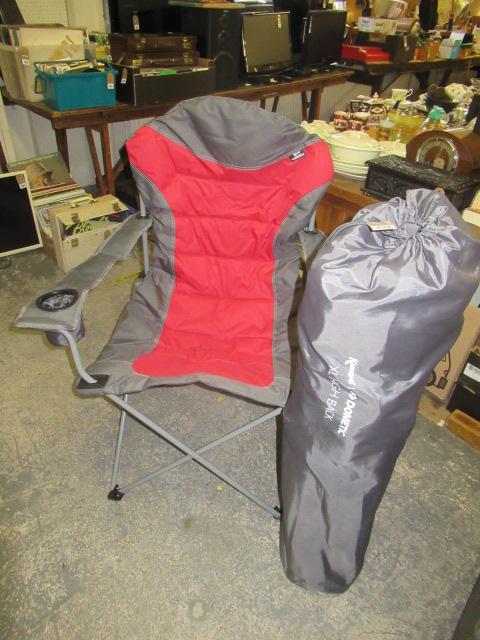 TWO FOLDING CAMPING CHAIRS Image