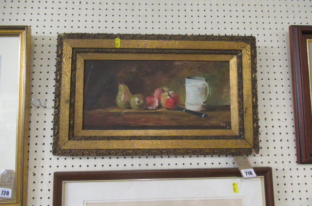 GILT FRAMED STILL LIFE OIL Image