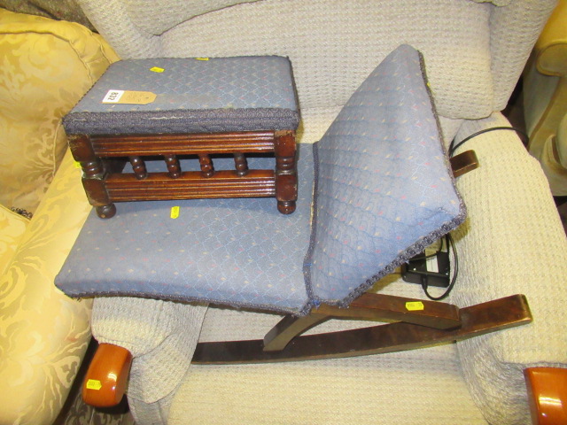 TWO FOOTSTOOLS Image