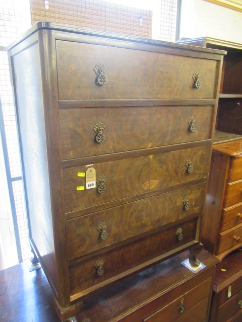 WALNUT CHEST OF DRAWERS Image