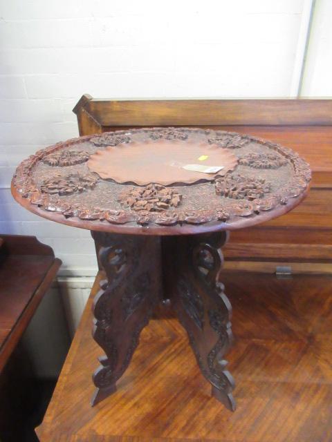 CARVED BENARES TABLE Image
