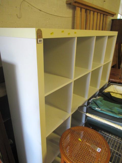 LARGE WHITE SHELVING UNIT Image
