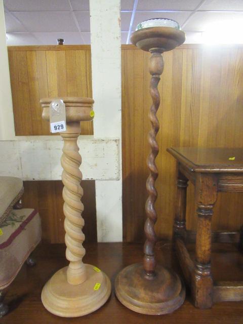 TWO BARLEY TWIST SMOKERS STANDS Image