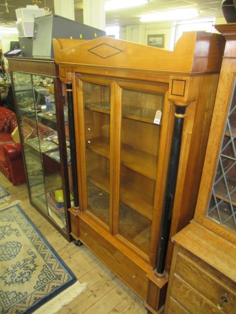 MAHOGANY GLAZED DISPLAY CABINET Image