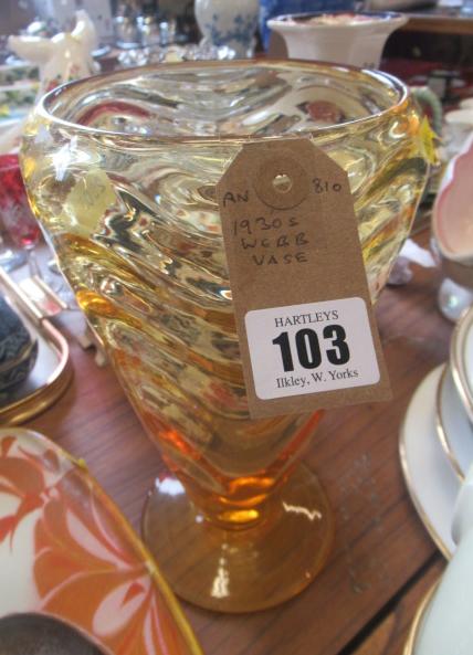 1930S WEBB VASE Image