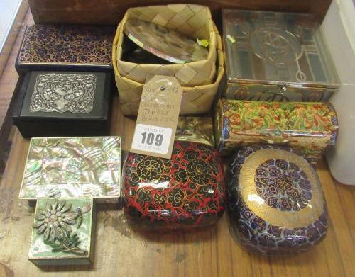 COLLECTION OF TRINKET BOXES Image