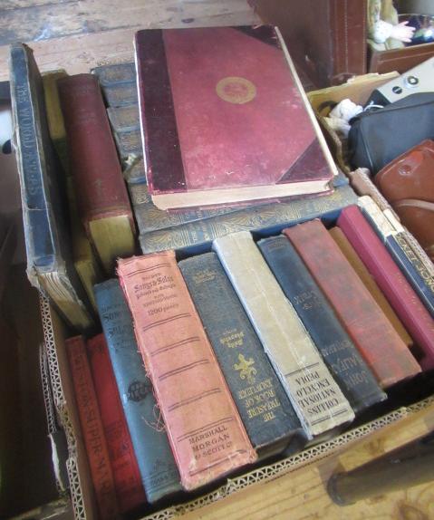BOX OF VINTAGE BOOKS Image