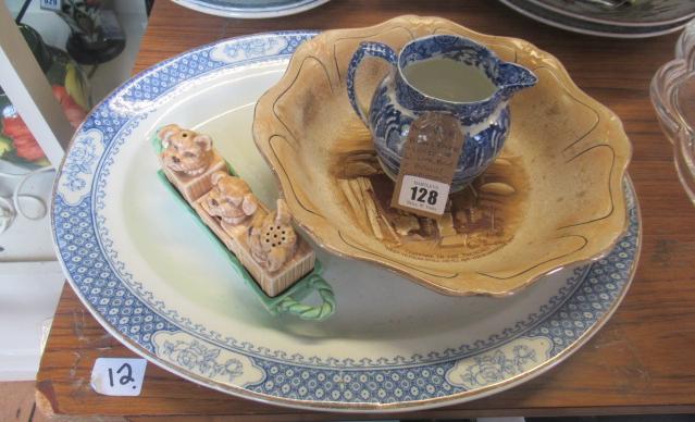 BAIRNSFATHER WWI BOWL AND SYLVAC CONDIMENT SET Image