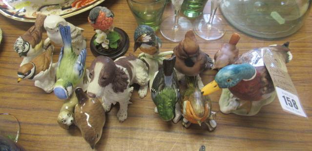 COLLECTION OF GOEBEL AND OTHER CERAMIC ANIMAL MODELS Image