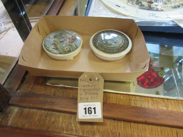 TOOTHPASTE AND FISHER BOY POT LIDS Image