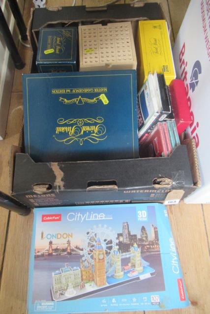 BOX OF BOARD GAMES ETC Image