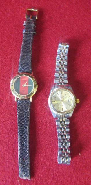 ROTARY AND GUCCI STYLE WRISTWATCHES Image
