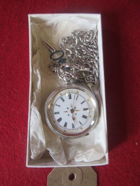 SILVER FOB WATCH Image