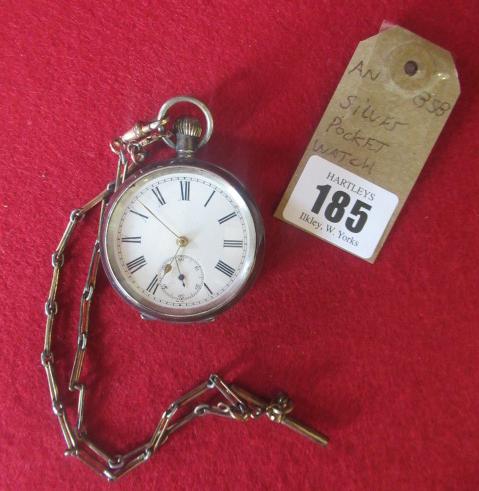 SILVER POCKET WATCH Image