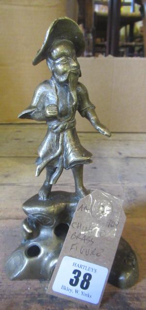 CHINESE BRASS FIGURE Image