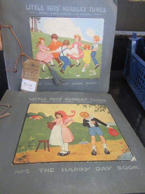 LITTLE TOTS NURSERY TUNES 78 RPM RECORD SET Image