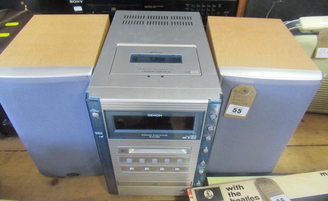 DENNON MUSIC SYSTEM AND SPEAKERS Image