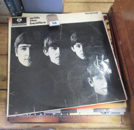 33 RPM RECORDS INCLUDING FLEETWOOD MAC THE BEATLES AND BLONDIE Image