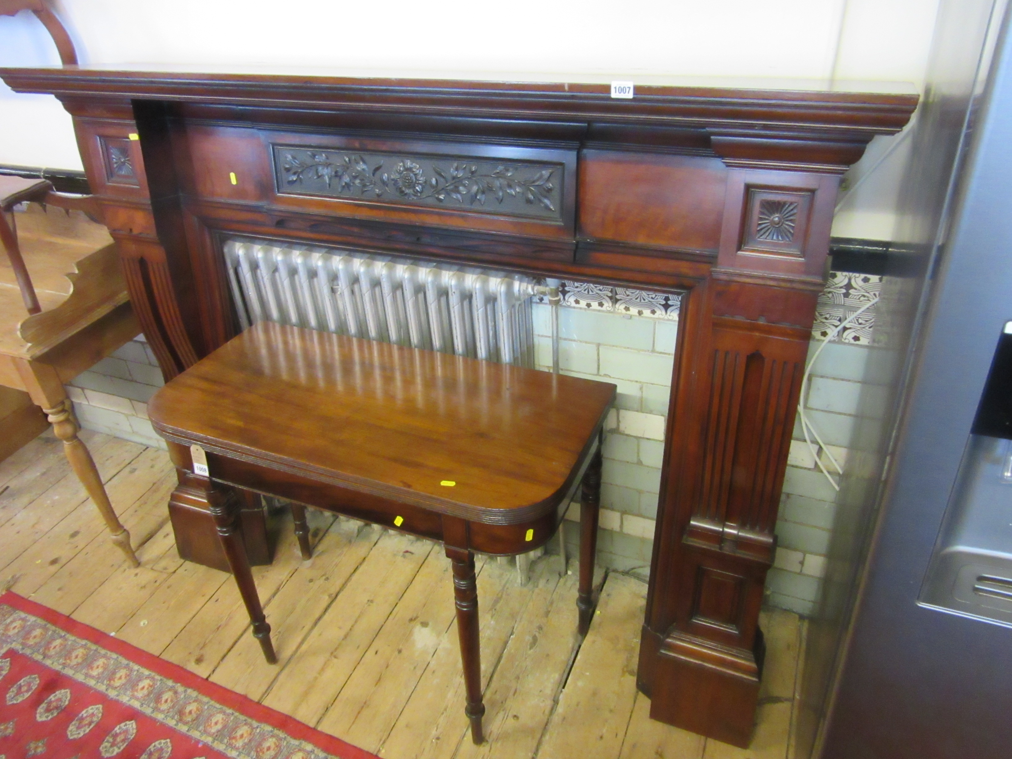 MAHOGANY FIRE SURROUND Image