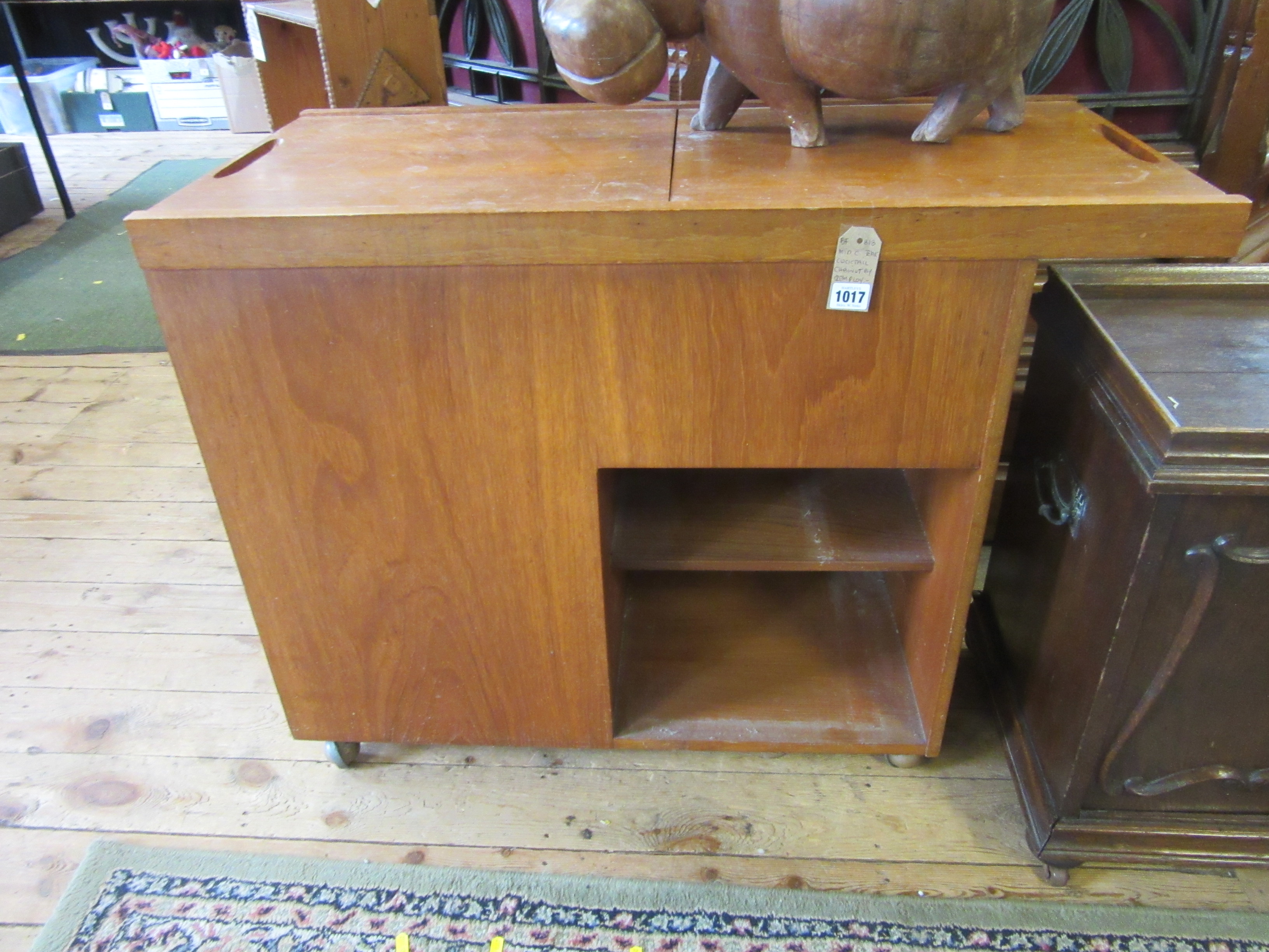 MID CENTURY REMPLOY TEAK COCKTAIL CABINET Image