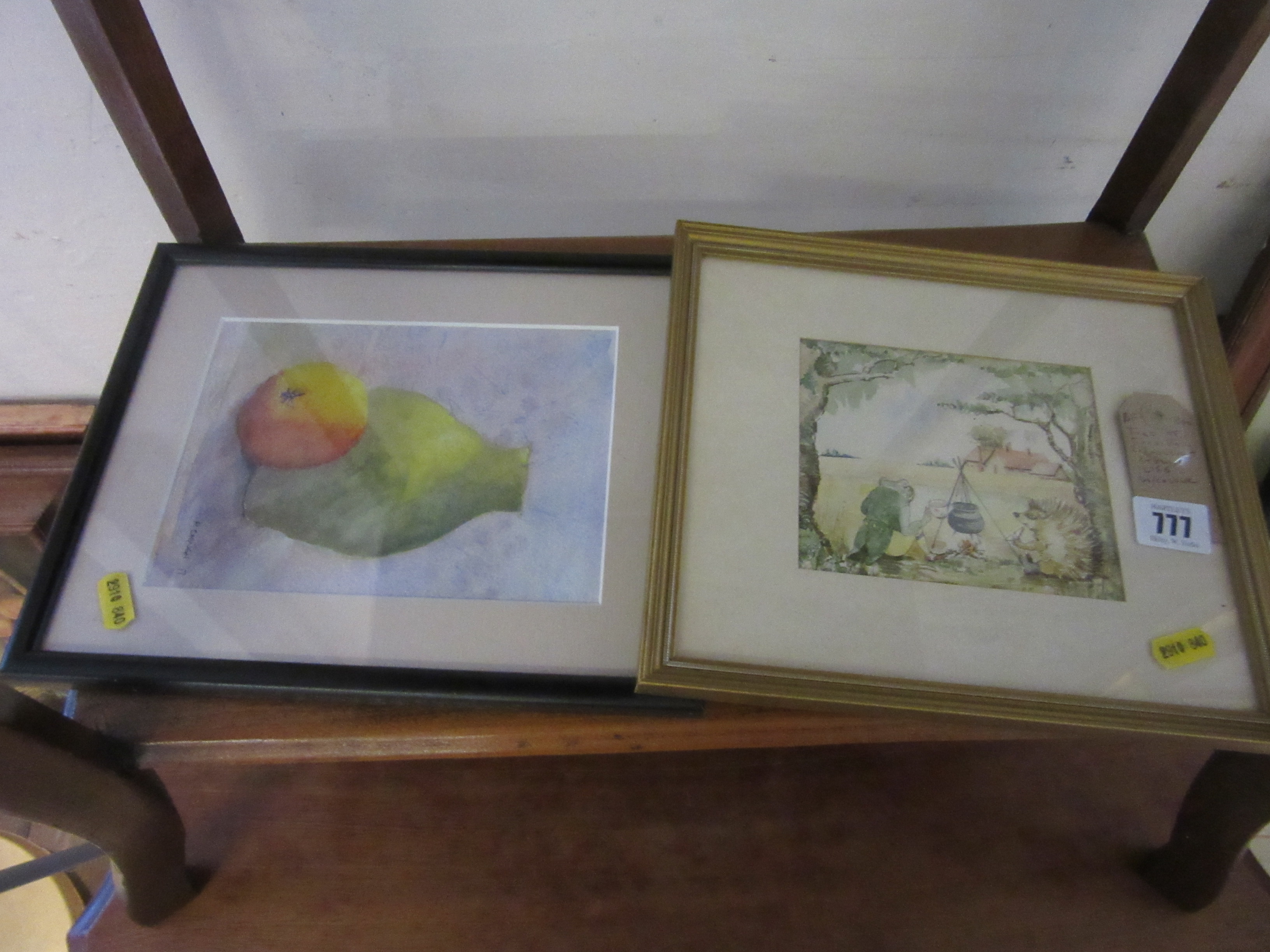 TOAD OF TOAD HALL WATERCOLOUR AND STILL LIFE WATERCOLOUR Image