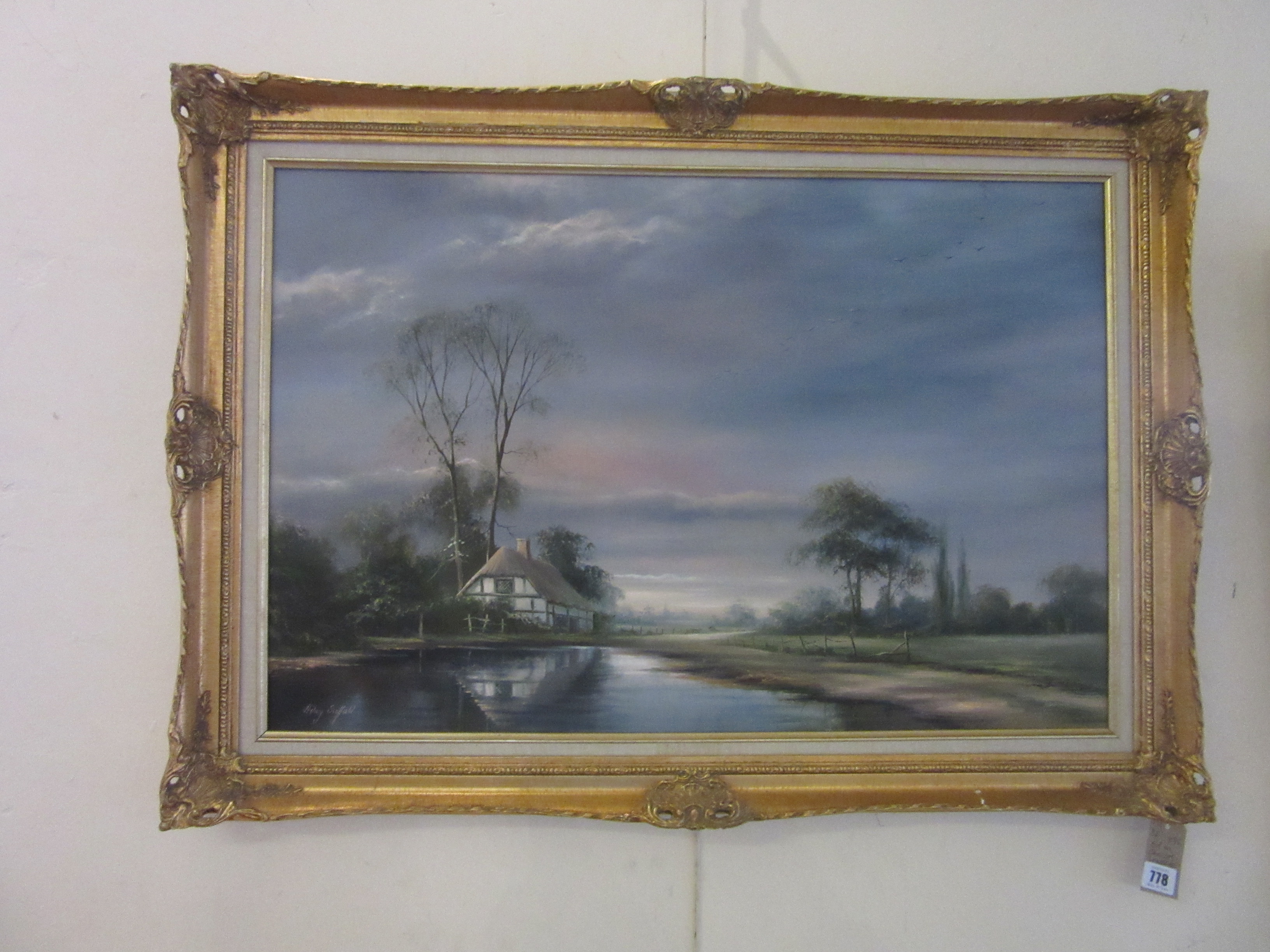 OIL ON CANVAS BY HILARY SCHOFIELD Image