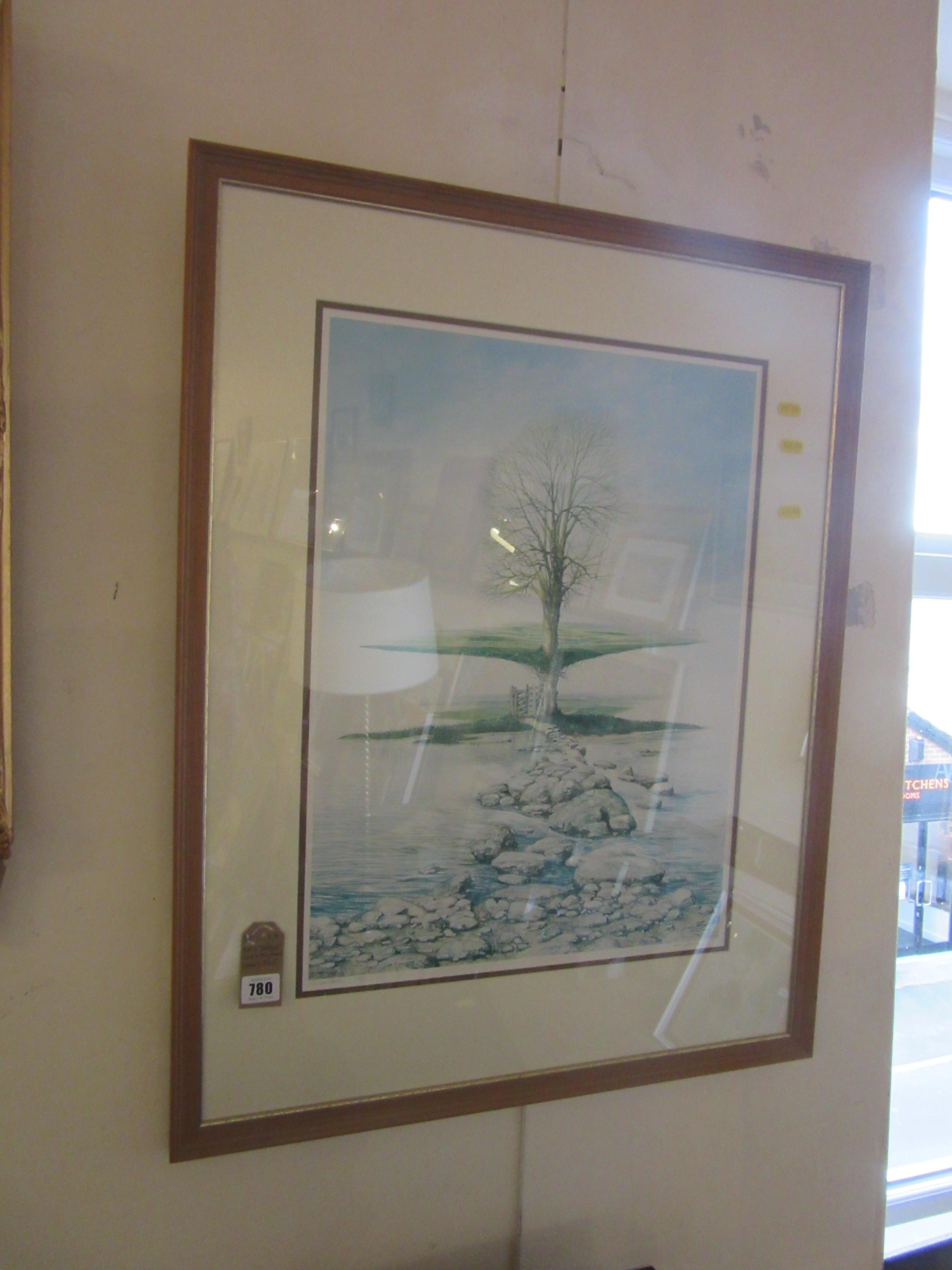NEIL SIMONE CO EXISTANCE SIGNED PRINT Image