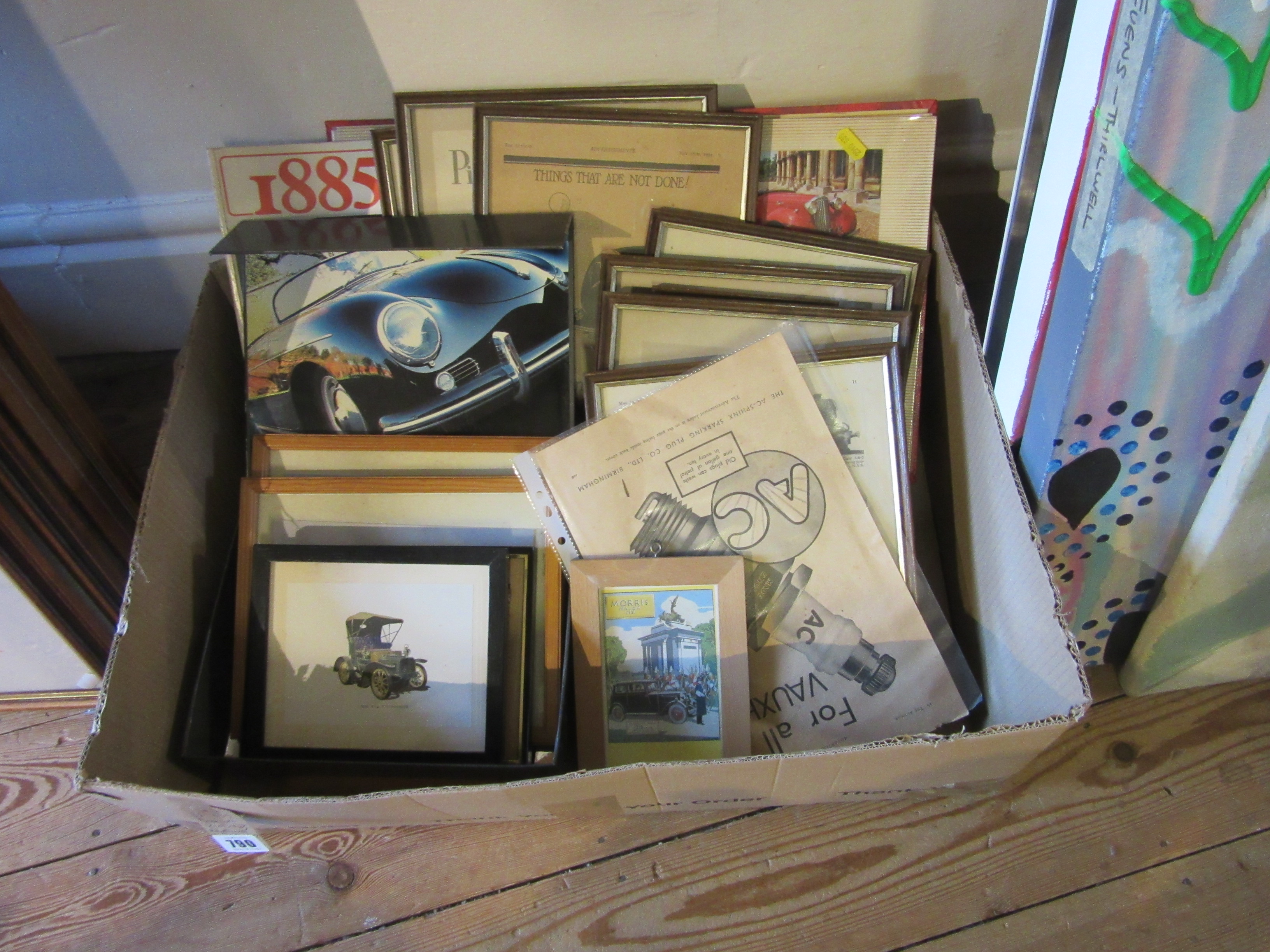 BOX OF PICTURES RELATED TO TRANSPORT Image