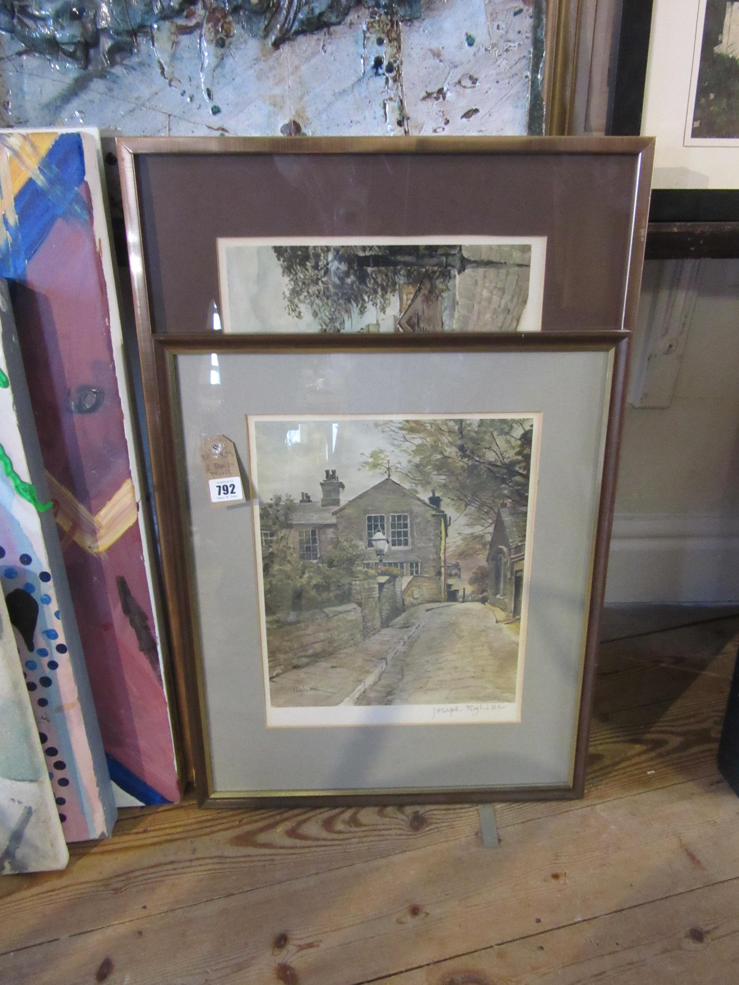 TWO PRINTS OF HAWORTH SIGNED PIGHILLS Image