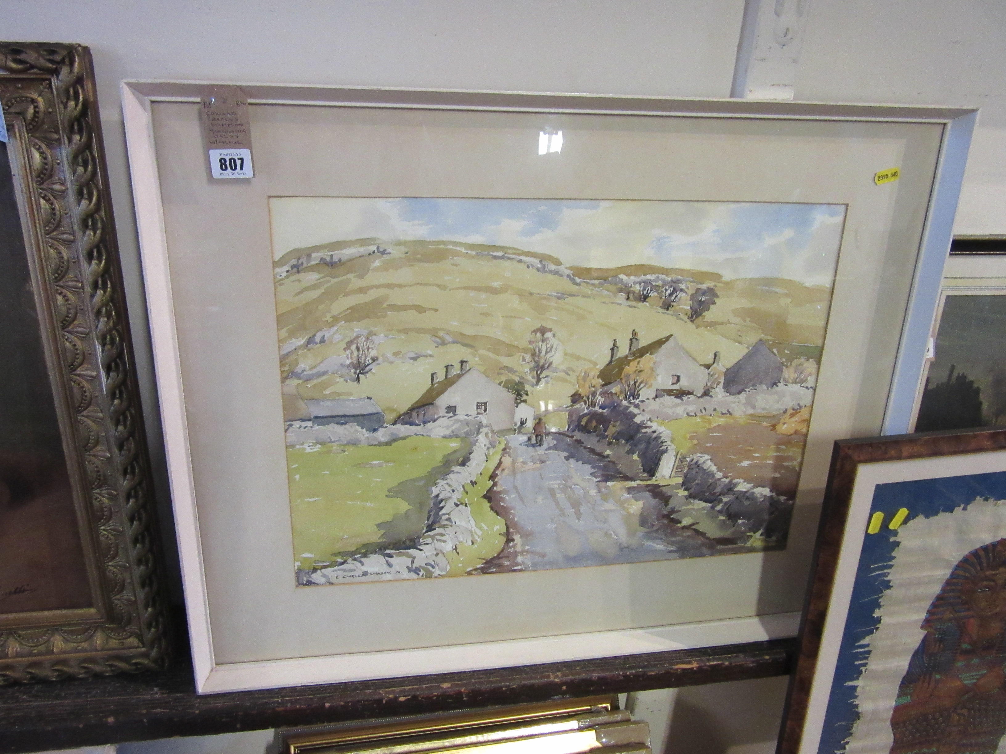EDWARD CHARLES SIMPSON DALES WATERCOLOUR Image