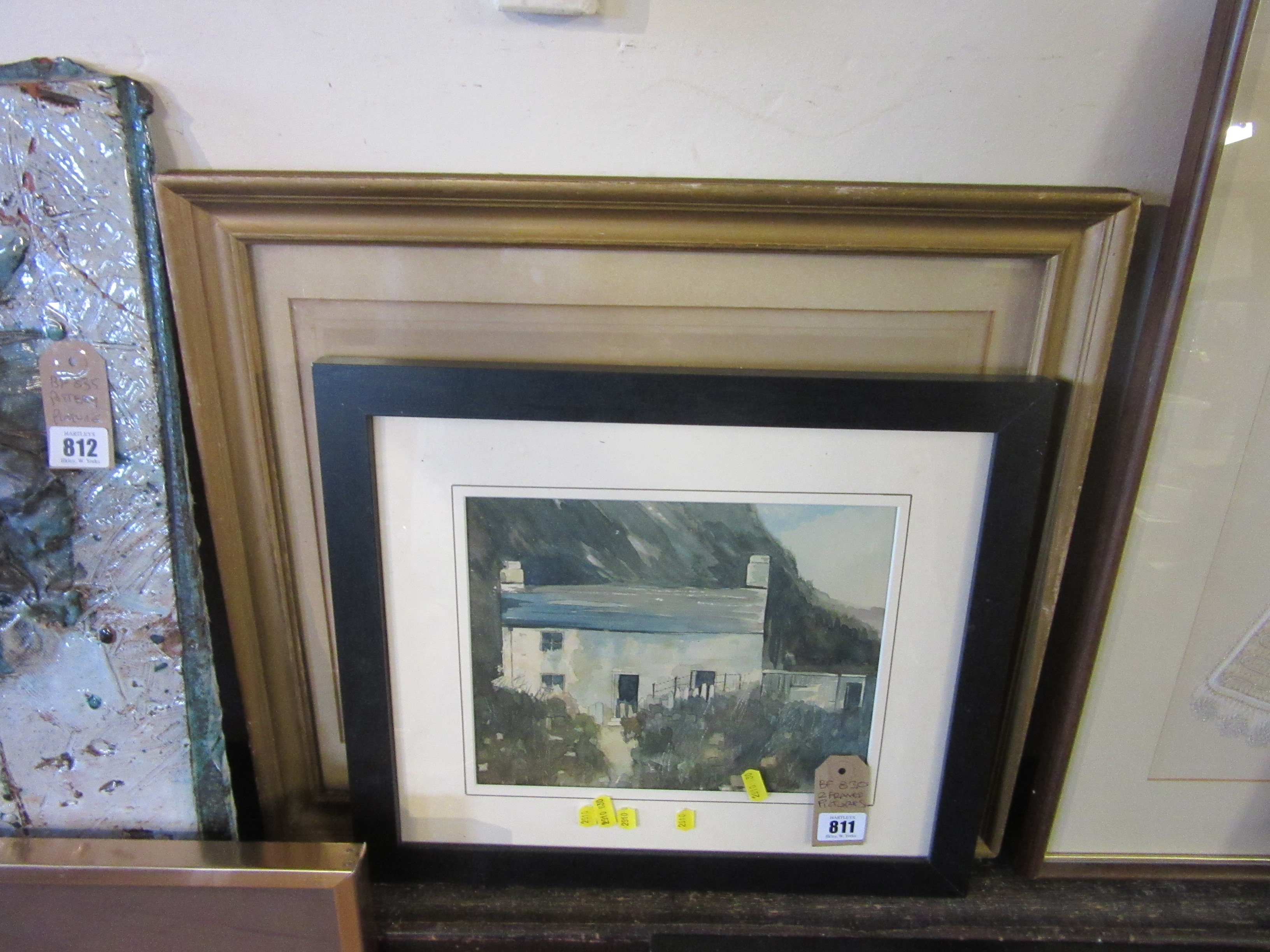 TWO FRAMED PICTURES Image