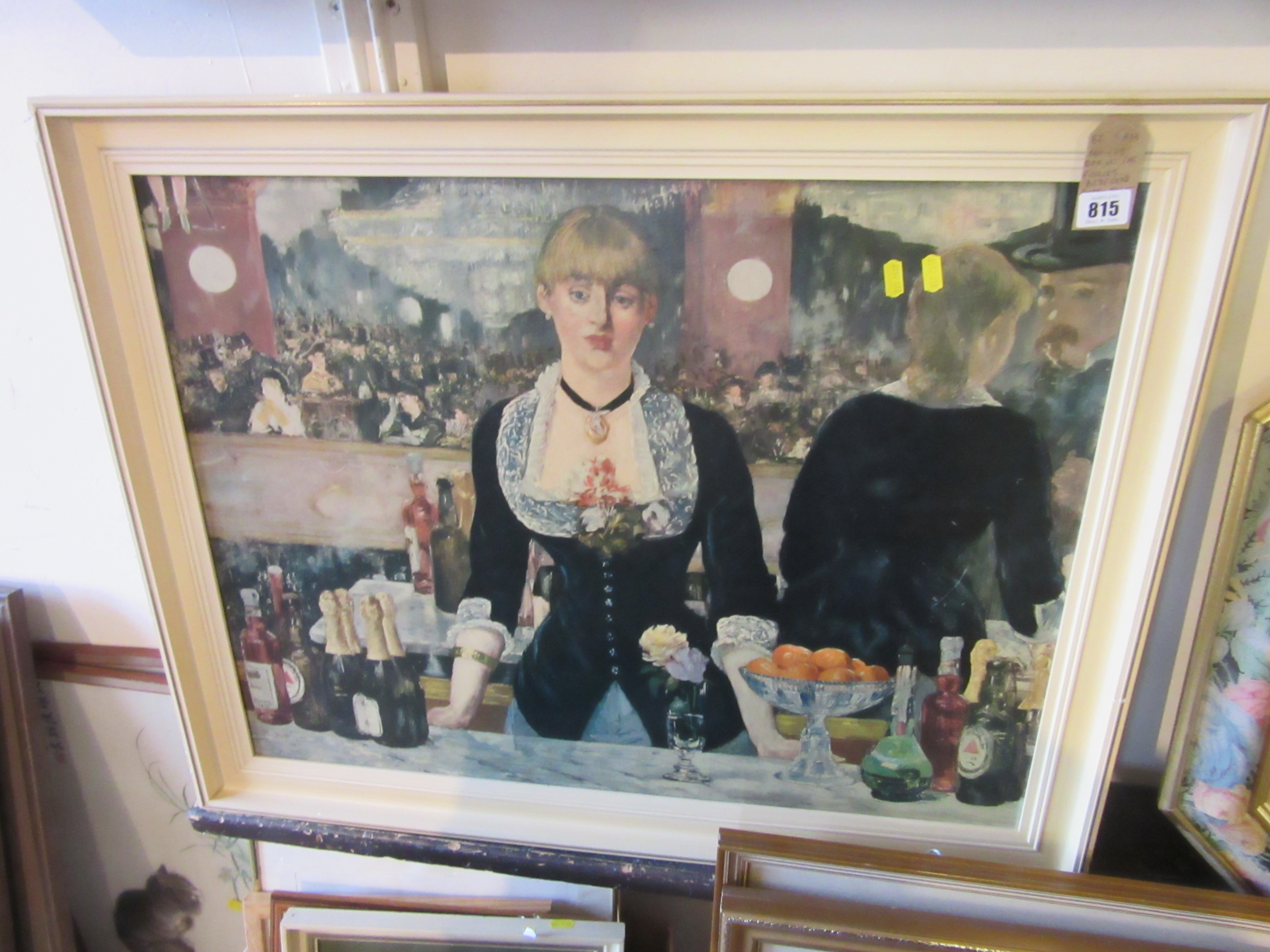 MANET RETRO PRINT - BAR AT THE FOLIES BERGERE Image