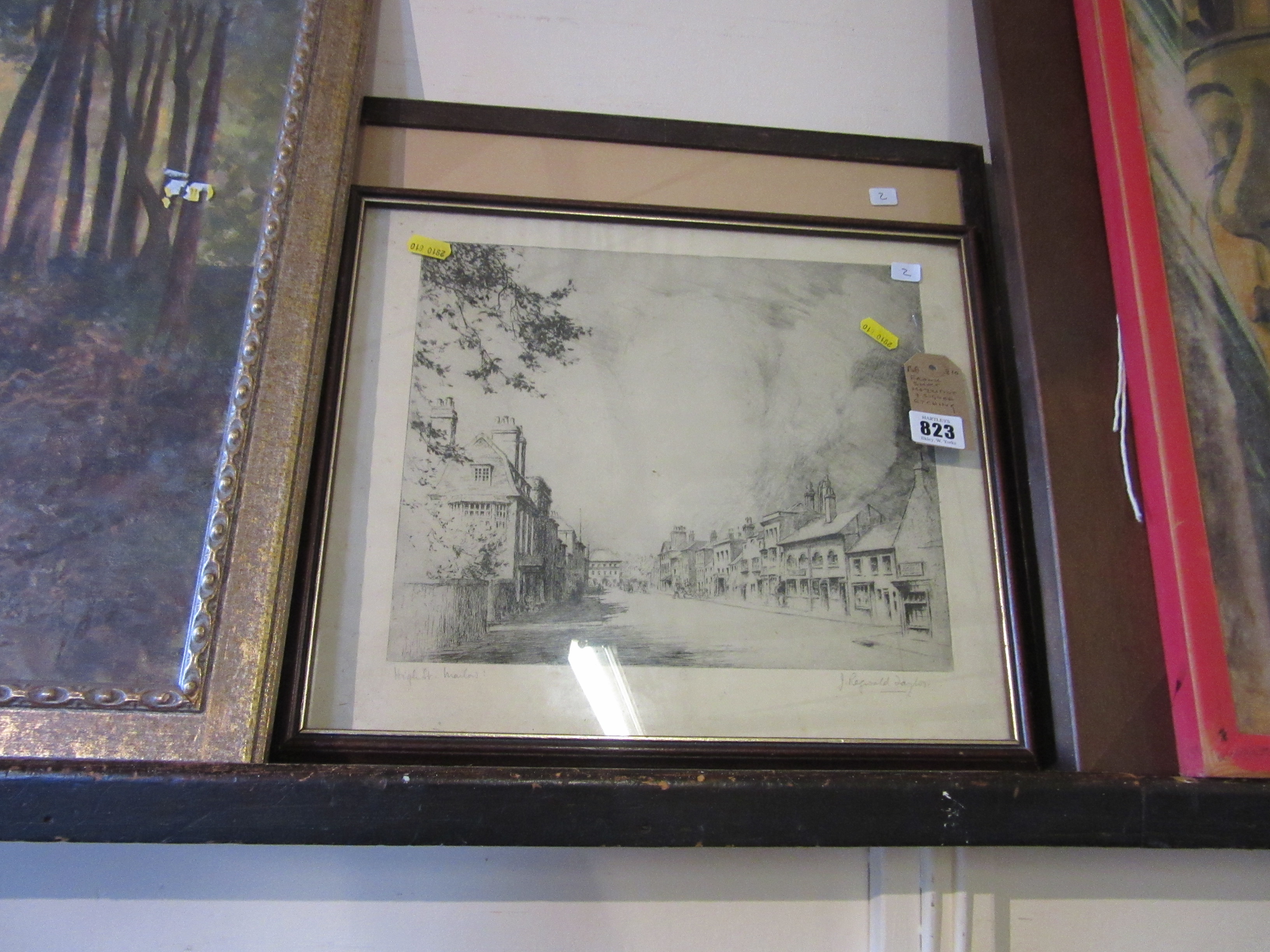 FRANK SHORT MEZZOTINT AND SIGNED ETCHING Image