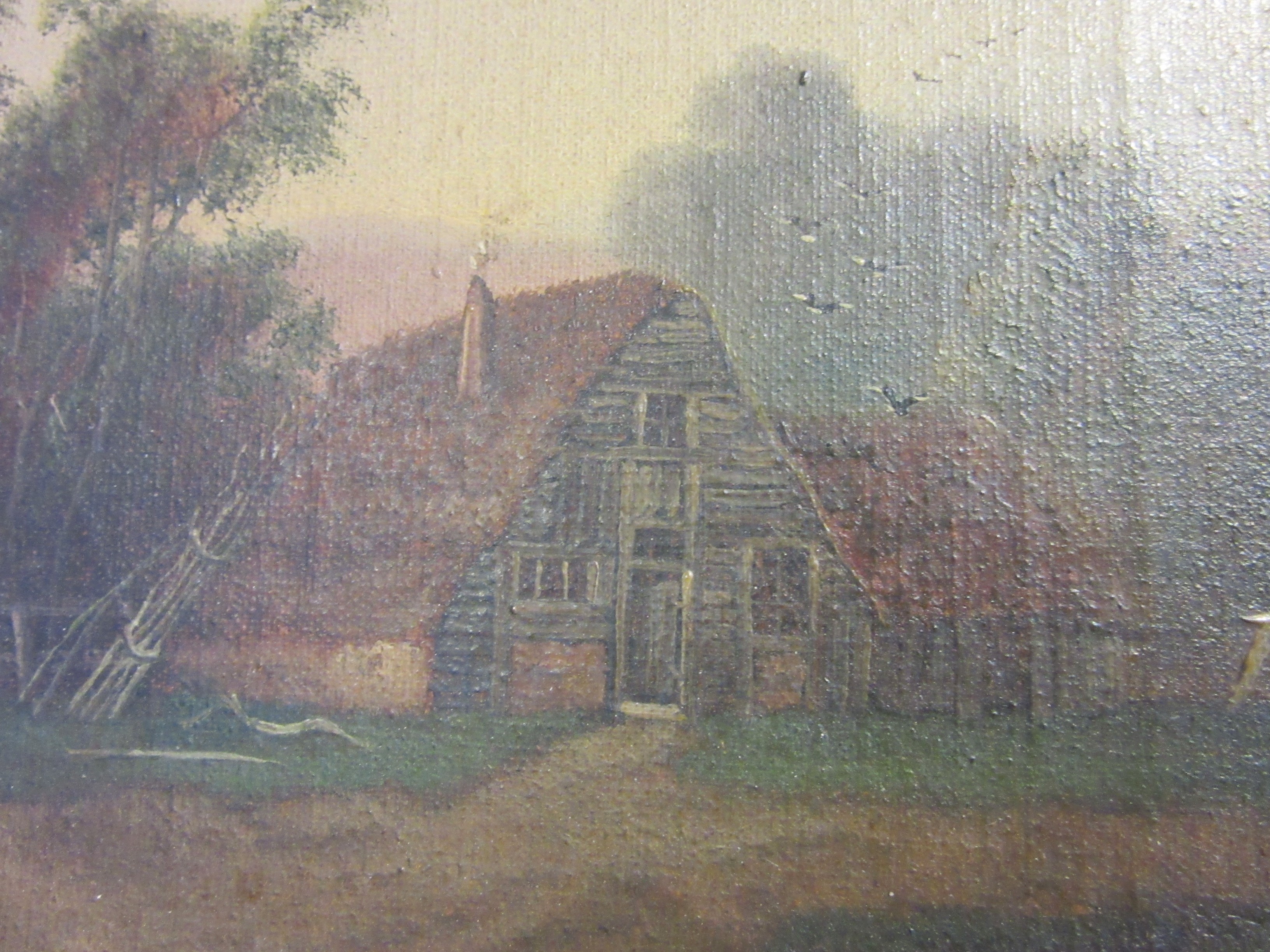 PAIR OF GILT FRAMED OIL LANDSCAPES Image