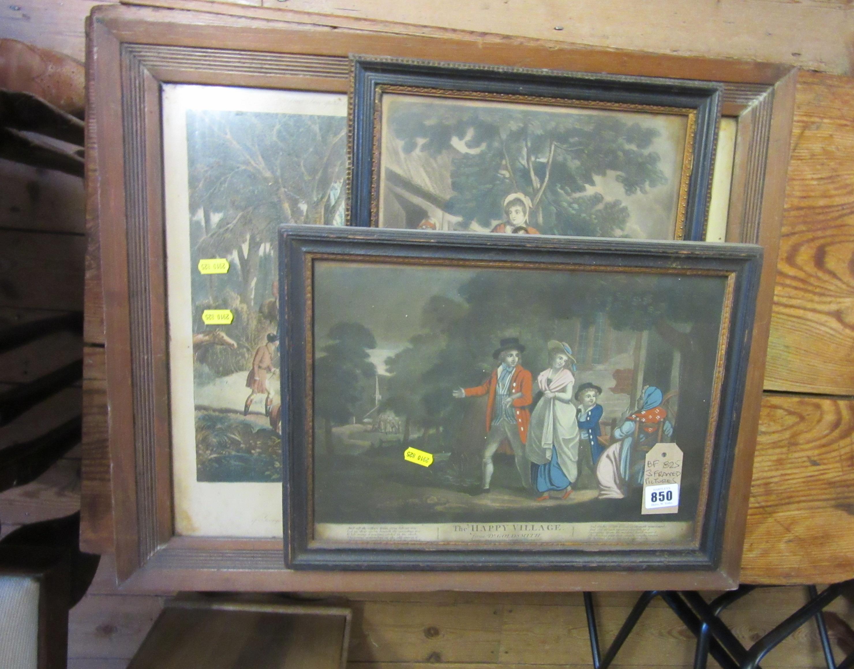 THREE FRAMED PICTURES Image