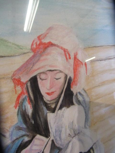 DRAWING SIGNED T C GOTCH AND AN UNFRAMED WATERCOLOUR Image