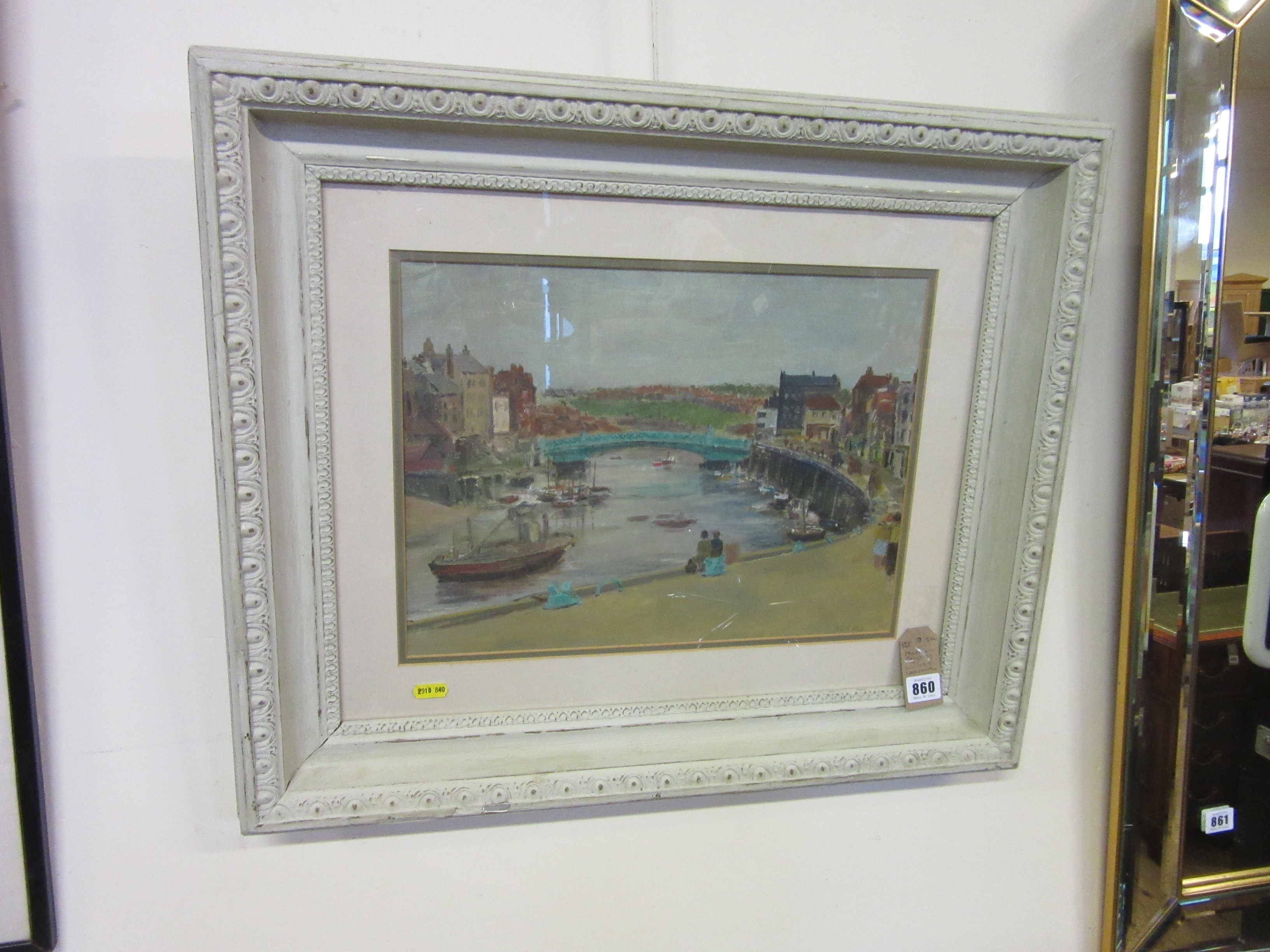 1960S OIL PAINTING OF WHITBY HARBOUR Image
