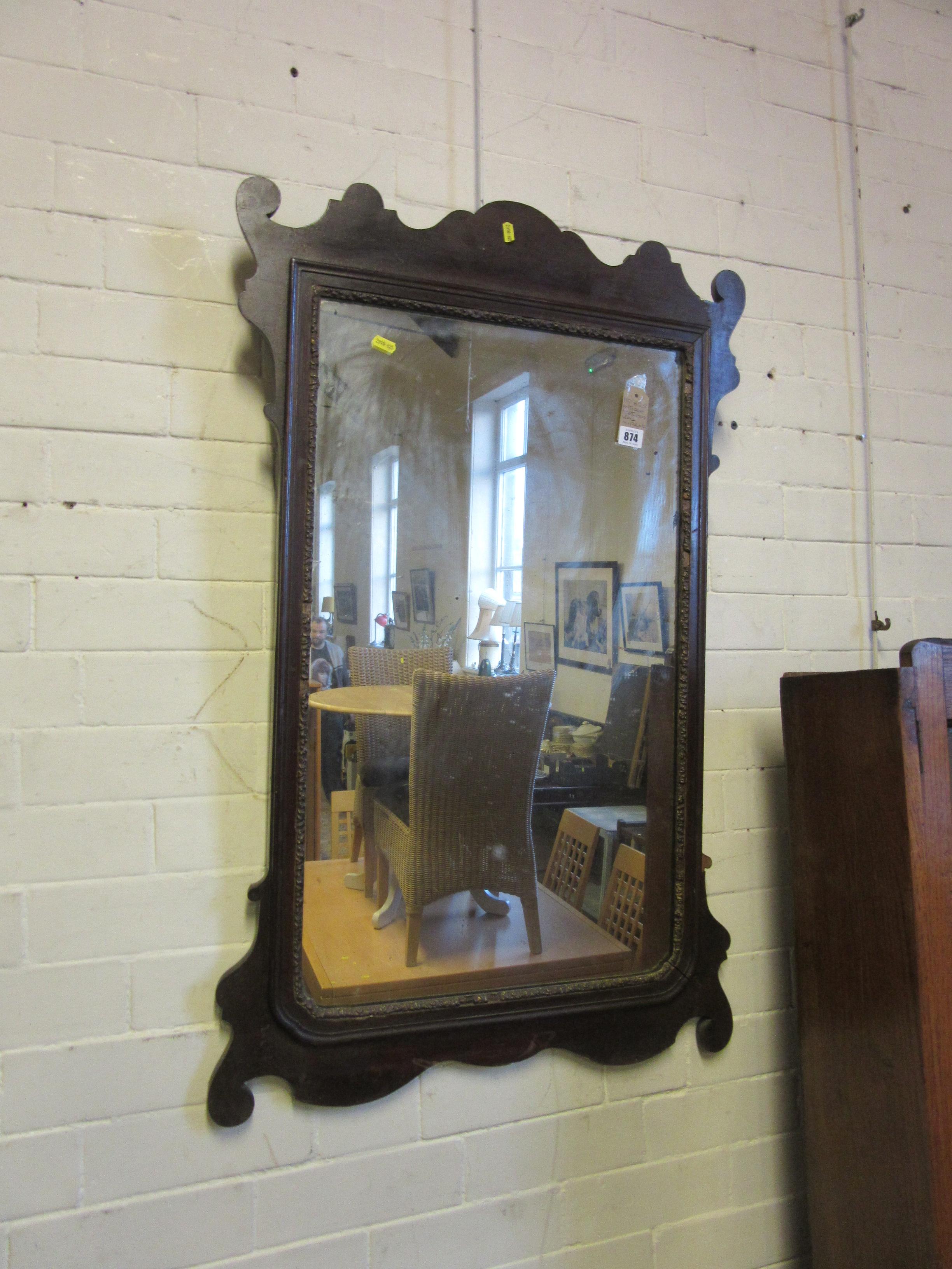 ANTIQUE FRETWORK MIRROR Image