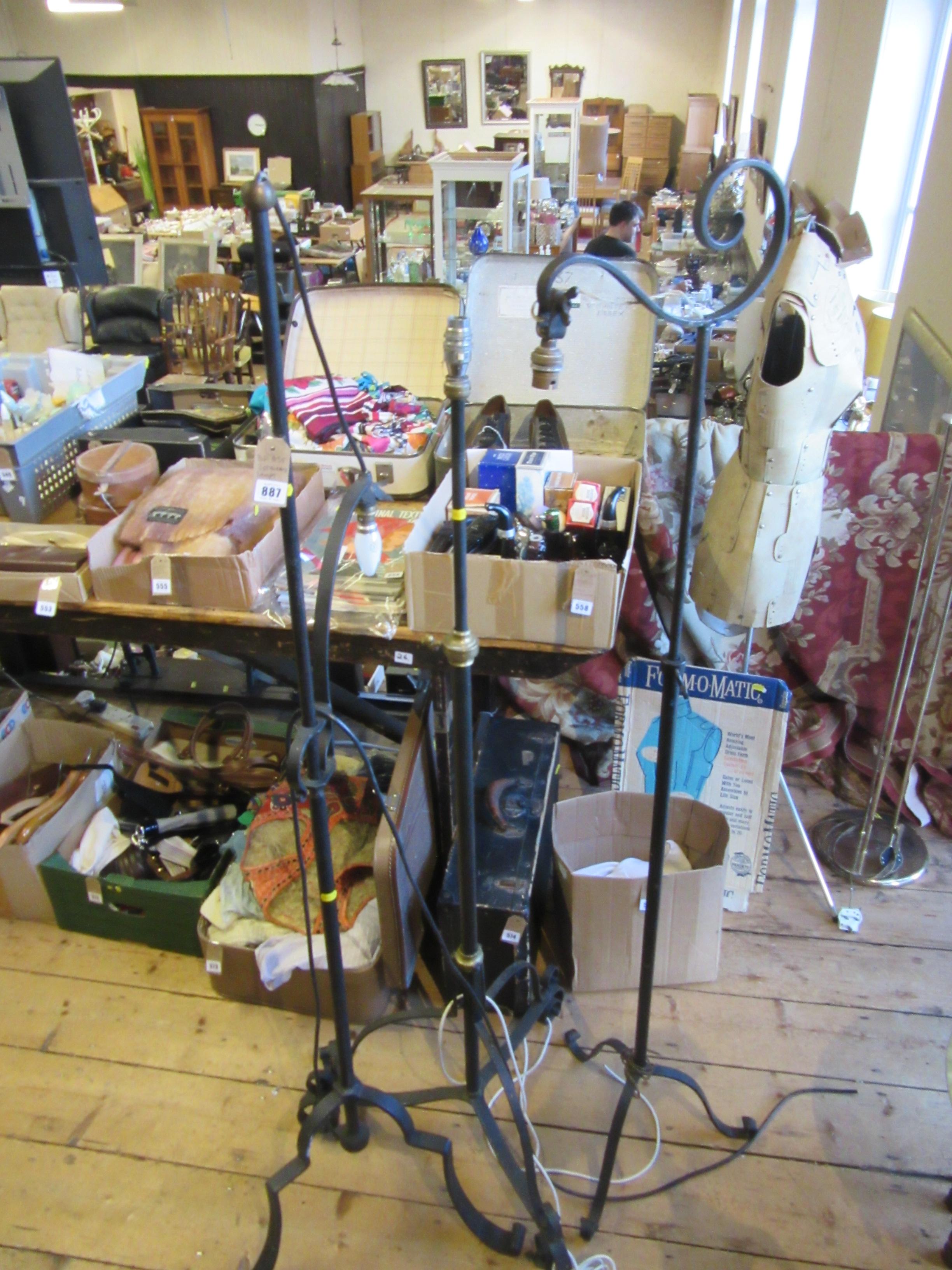 THREE STANDARD LAMPS Image