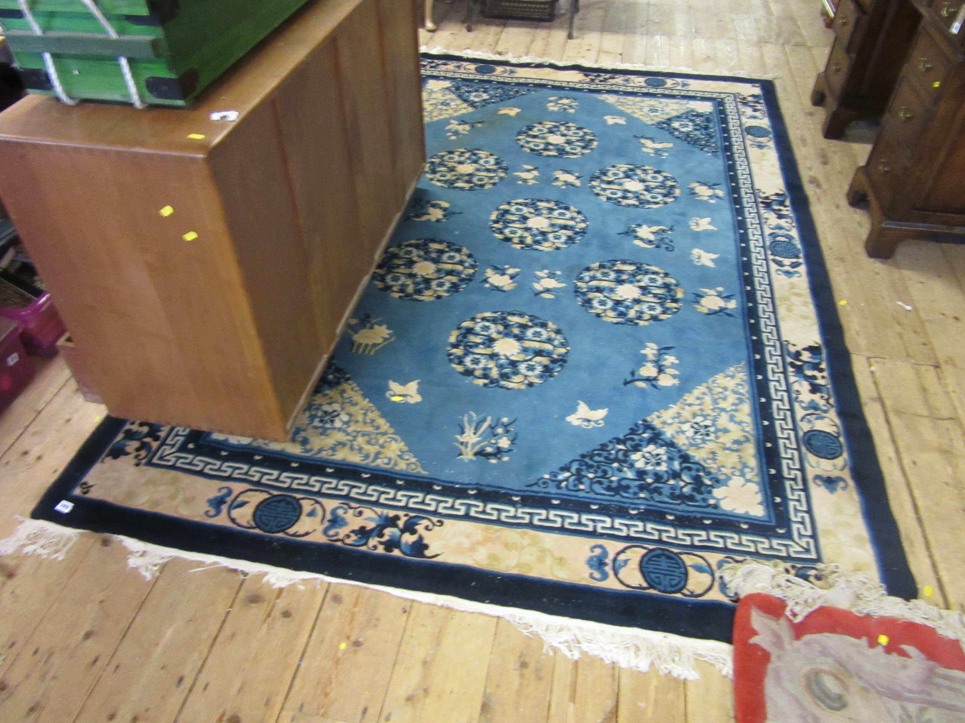 KAYAN BLUE PATTEREND RUG Image